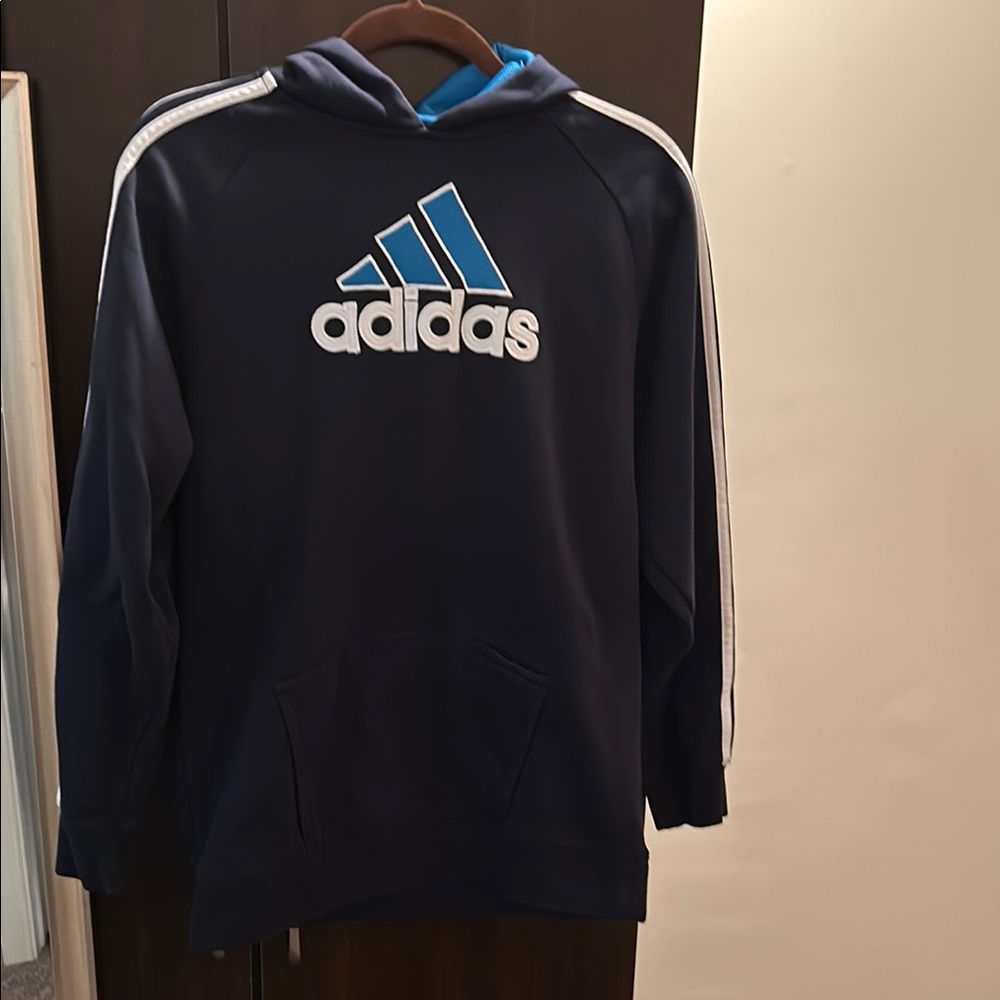 Adidas Navy Blue Hoodie
